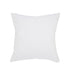 Set of Two 20" White And Silver Cotton Throw Pillows