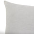 Set of Two 14" X 36" Gray Lumbar Cotton Throw Pillows