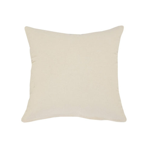 Set of Two 20" Blue And White Striped Cotton Throw Pillows with Tufts