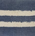 Set of Two 20" Blue And White Striped Cotton Throw Pillows with Tufts