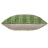 Set of Two 20" Green And White Polka Dot Cotton Throw Pillows