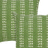 Set of Two 20" Green And White Polka Dot Cotton Throw Pillows