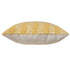 Set of Two 20" Yellow And White Polka Dot Cotton Throw Pillows