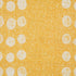 Set of Two 20" Yellow And White Polka Dot Cotton Throw Pillows
