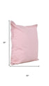 Set of Two 20" Pink Cotton Throw Pillows