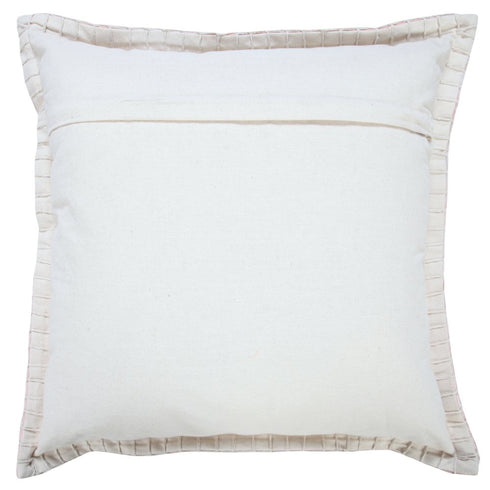Set of Two 20" Pink Cotton Throw Pillows
