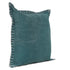 Set of Two 20" Green Cotton Throw Pillows