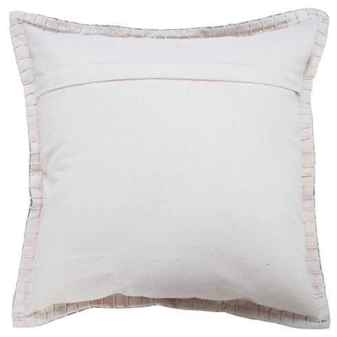 Set of Two 20" Green Cotton Throw Pillows