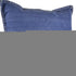 Set of Four 24" Blue Cotton Throw Pillows