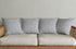 Set of Four 18" Gray And White Geometric Cotton Throw Pillows