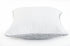 Set of Four 18" Gray And White Geometric Cotton Throw Pillows