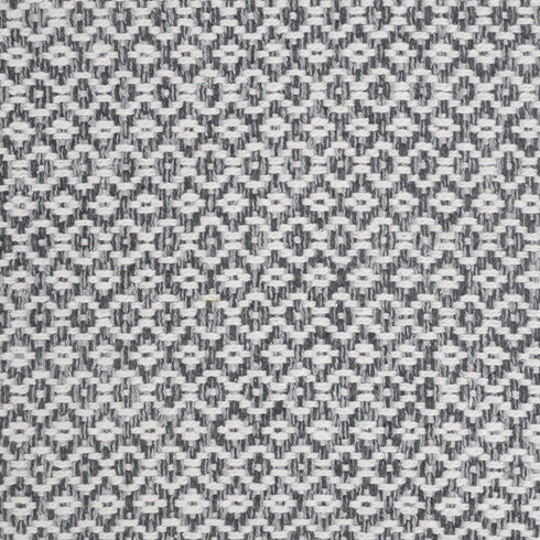 Set of Four 18" Gray And White Geometric Cotton Throw Pillows