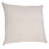Set of Two 20" Beige And Natural Striped Cotton Throw Pillows