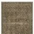 8' X 10' Brown And Beige Floral Medallion Washable Area Rug