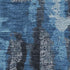 5' X 8' Black And Blue Abstract Washable Area Rug With UV Protection