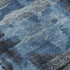 5' X 8' Black And Blue Abstract Washable Area Rug With UV Protection