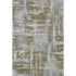 5' X 8' Brown And Beige Abstract Washable Area Rug With UV Protection