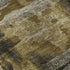 8' Coffee And Gray Abstract Washable Round Rug With UV Protection