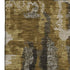 8' X 10' Coffee And Gray Abstract Washable Area Rug With UV Protection