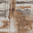 5' X 8' Rust And Brown Abstract Washable Area Rug With UV Protection