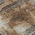 8' Rust And Brown Abstract Washable Round Rug With UV Protection