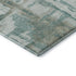 8' X 10' Teal And Taupe Abstract Washable Area Rug With UV Protection