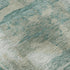 8' X 10' Teal And Taupe Abstract Washable Area Rug With UV Protection