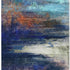 5' X 8' Blue And Pink Abstract Washable Area Rug With UV Protection