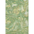 9' X 12' Green And Gold Abstract Washable Area Rug With UV Protection