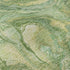9' X 12' Green And Gold Abstract Washable Area Rug With UV Protection