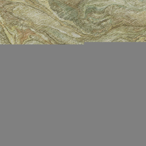 8' X 10' Gold And Beige Abstract Washable Area Rug With UV Protection