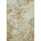 8' X 10' Beige And Ivory Abstract Washable Area Rug With UV Protection