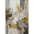 5' X 8' Coffee And Ivory Abstract Washable Area Rug With UV Protection