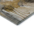 8' X 10' Coffee And Ivory Abstract Washable Area Rug With UV Protection