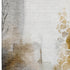 8' X 10' Coffee And Ivory Abstract Washable Area Rug With UV Protection