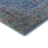 8' X 10' Blue And Rust Medallion Washable Area Rug With UV Protection