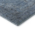 5' X 8' Denim Blue And Gray Medallion Washable Area Rug With UV Protection