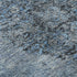 5' X 8' Denim Blue And Gray Medallion Washable Area Rug With UV Protection