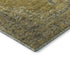 5' X 8' Wheat And Gray Medallion Washable Area Rug With UV Protection