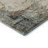 8' X 10' Ivory And Teal Abstract Washable Area Rug With UV Protection