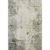 8' X 10' Pewter And Ivory Abstract Washable Area Rug With UV Protection