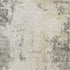 8' X 10' Pewter And Ivory Abstract Washable Area Rug With UV Protection