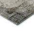 8' X 10' Pewter And Ivory Abstract Washable Area Rug With UV Protection