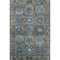 8' X 10' Brown And Blue Medallion Washable Area Rug With UV Protection