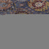 8' Denim Blue And Merlot Medallion Washable Round Rug With UV Protection
