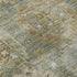 8' Sage And Beige Medallion Washable Round Rug With UV Protection