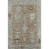 5' X 8' Brown And Gray Oriental Washable Area Rug With UV Protection