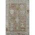5' X 8' Brown And Gray Oriental Washable Area Rug With UV Protection