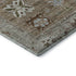 8' X 10' Brown And Gray Oriental Washable Area Rug With UV Protection