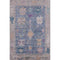 5' X 8' Blue And Purple Oriental Washable Area Rug With UV Protection